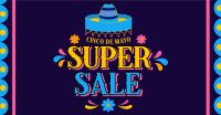 Cinco De Mayo Biggest Colorful Sale Facebook Ad