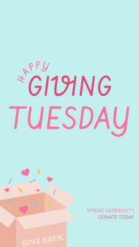 Cute Giving Tuesday Instagram Story