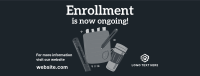 Enrollment Is Now Ongoing Facebook Cover Design