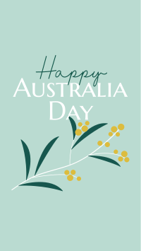 Golden Wattle  for Aussie Day Instagram Story