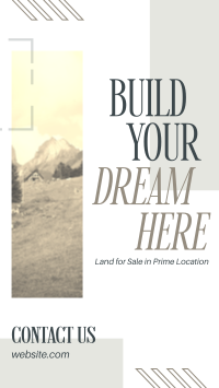 Build Dream Sale Facebook Story