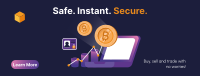 Secure Cryptocurrency Exchange Facebook Cover