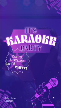 Karaoke Party Nights Facebook Story