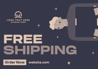 Cool Free Shipping Deals Postcard