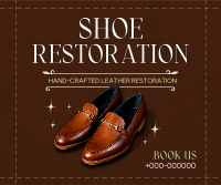 Premium Shoe Restoration Facebook Post Design