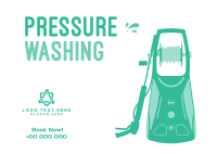 Pressure Washing Expert Postcard Design