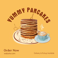 Delicious Breakfast Pancake  Instagram Post Image Preview