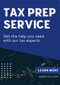 Get Help with Our Tax Experts Flyer