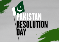 Pakistan Resolution Postcard