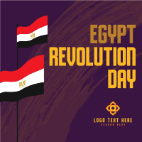 Egyptian Flag Instagram Post Design