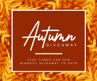 Leafy Autumn Giveaway Facebook Post