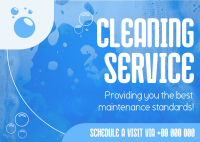 Trusted Cleaning Service Postcard