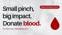 Blood Donation Drive Facebook Event Cover Design