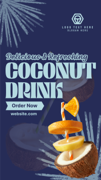 Refreshing Coconut Drink Video