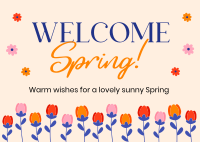 Spring Time Postcard example 1