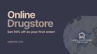 Online Drugstore Promo Facebook Event Cover