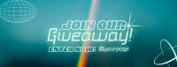 Retro Pop Giveaway Facebook Cover Design