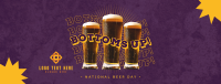 Bottoms Up this Beer Day Facebook Cover