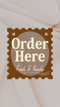 Simple Order Here Instagram Reel Image Preview