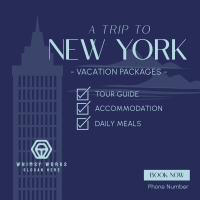 NY Travel Package Instagram Post