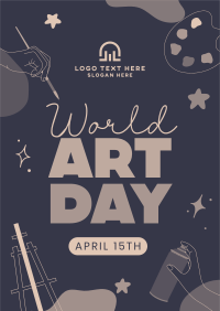 World Art Day Poster