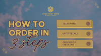 Clouds Order 3 Steps Animation