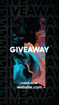 Giveaway Gradient  Instagram Story