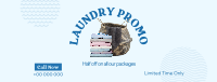 Laundry Delivery Promo Facebook Cover