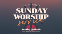 Sunday Worship Animation