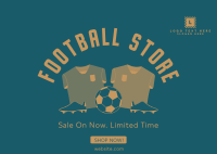 Football Merchandise Postcard