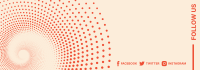 Halftone Spiral Conch Tumblr Banner