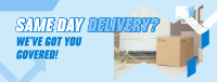 Courier Delivery Services Facebook Cover