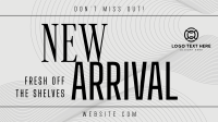 Minimalist New Arrival Facebook Event Cover