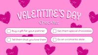 Valentine's Checklist Animation