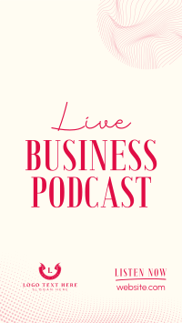 Corporate Business Podcast Instagram Story