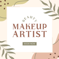 Book a Makeup Artist Instagram Post Design