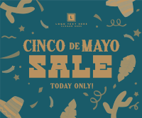 Cinco De Mayo Confetti Sale Facebook Post