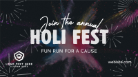 Holi Fest Fun Run Facebook Event Cover