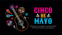 Bright and Colorful Cinco De Mayo Zoom Background