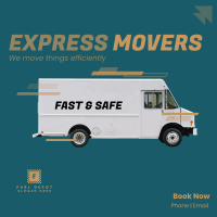 Express Movers Instagram Post Image Preview