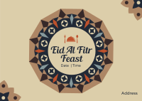 Eid Feast Celebration Postcard