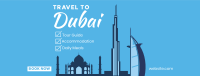 Dubai Travel Package Facebook Cover Design