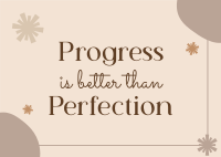 Progress Counts Postcard Image Preview