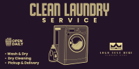 Clean Laundry Wash Twitter Post