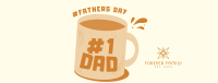 Father's Day Coffee Facebook Cover Image Preview