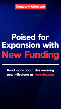 New Funding Expansion Instagram Reel Image Preview