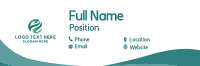 Curvy Midline Waves Email Signature Design