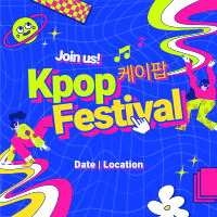 Trendy K-pop Festival Instagram Post Image Preview