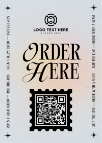 Order With A Scan Flyer