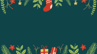 Countdown To Christmas Zoom Background Design